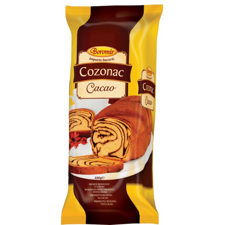 Cozonac Crema Nuca Cacao Boromir 450g